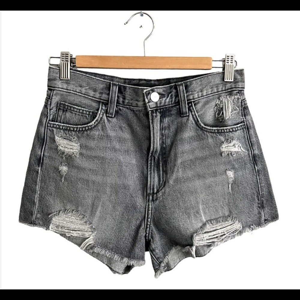 Joe’s Jeans Emmy Denim Distressed High Rise Shorts